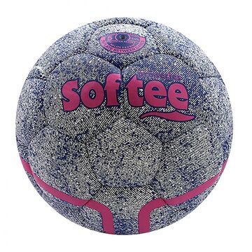 Bola de Futebol Denim Softee 80663 Cor de Rosa Sintético (5)