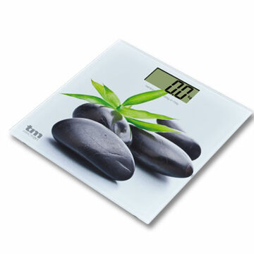 Balança Digital para Casa de Banho Tm Electron Zen Cinzento Slim (23 mm)