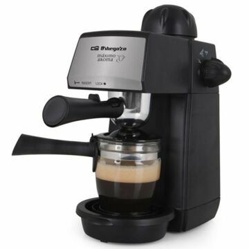 Máquina de Café Expresso Manual Orbegozo EXP4600 Preto 870 W