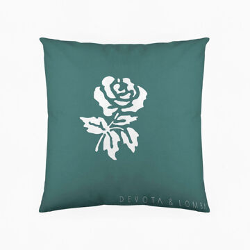 Capa de Travesseiro Roses Green Devota & Lomba (60 X 60 cm)