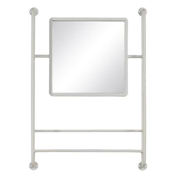 Espelho de Parede Branco Cristal 52,5 X 12 X 73 cm