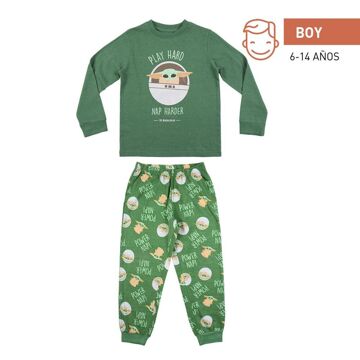 Pijama Infantil The Mandalorian Verde 8 Anos