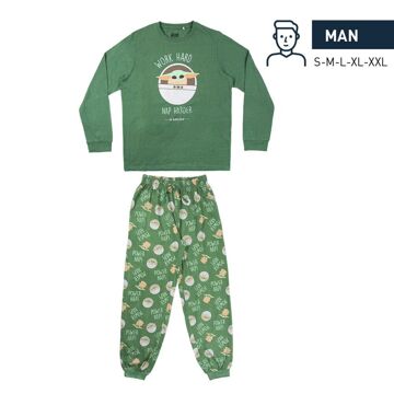 Pijama The Mandalorian Homem Verde M