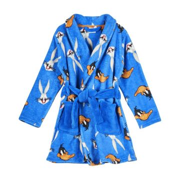 Roupão Infantil Looney Tunes Azul 4 Anos