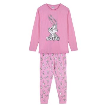 Pijama Looney Tunes Cor de Rosa S