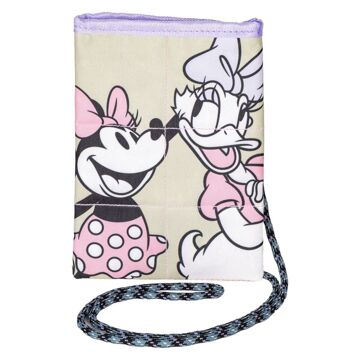 Bolsa Minnie Mouse 13 X 18 X 1 cm Cor de Rosa