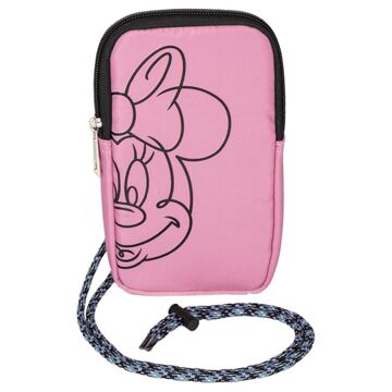 Capa para Telemóvel Minnie Mouse Cor de Rosa (10,5 X 18 X 1 cm)