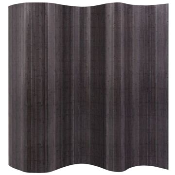  Biombos ou Divisória de Sala 250x165 cm Bambu Cinzento