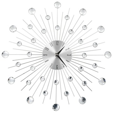  Relógio de Parede com Movimento Quartzo Design Moderno 50 cm