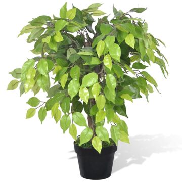 Planta Artificial Ficus Duende com Vaso 60 cm