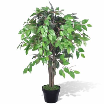 Planta Artificial Ficus Duende com Vaso 90 cm