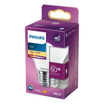 Lâmpada LED Philips 8718699762858 E27 6,5 W 806 Lm (4,5 X 7,8 cm) (2700 K)