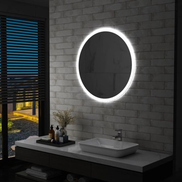 Espelho Casa Banho com Luzes LED Instalação Parede 100 X 60 cm na Loja  Ricardo e Vaz, Casa, Decoração e Jardim, Decoração, Espelhos