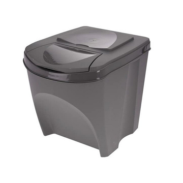 Caixote de Lixo para Reciclagem Sortibox Preto (3 X 25 L) na Loja Ricardo e  Vaz, Casa, Decoração e Jardim, Limpeza e Arrumação