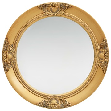 Espelho de Parede Estilo Barroco 50 cm Dourado
