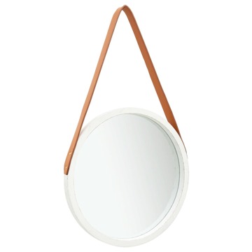 Espelho de Parede com Alça 40 cm Branco