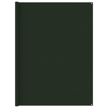 Tapete de Campismo para Tenda 250x350 cm Verde-escuro