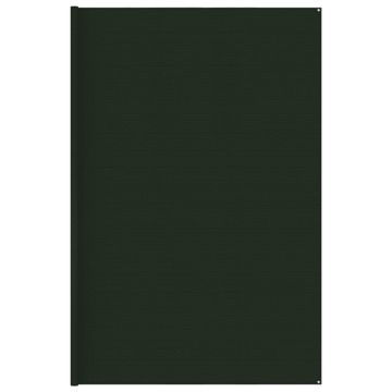 Tapete de Campismo para Tenda 400x600 cm Verde-escuro
