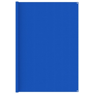 Tapete de Campismo para Tenda 250x450 cm Azul