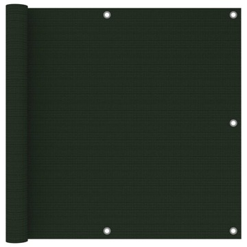 Tela de Varanda 90x500 cm Pead Verde-escuro