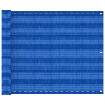Tela de Varanda 75x500 cm Pead Azul