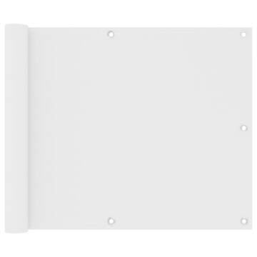 Tela de Varanda 75x300 cm Tecido Oxford Branco