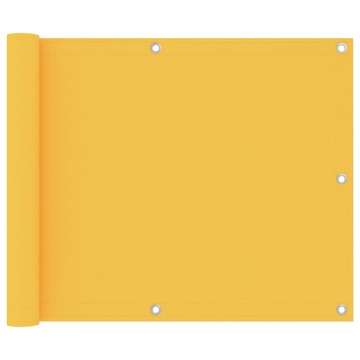 Tela de Varanda 75x300 cm Tecido Oxford Amarelo