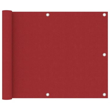 Tela de Varanda 75x300 cm Tecido Oxford Vermelho