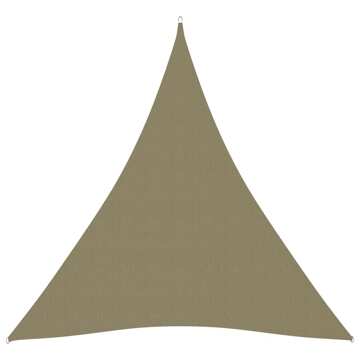 Para-sol Estilo Vela Tecido Oxford Triangular 3x4x4 M Bege