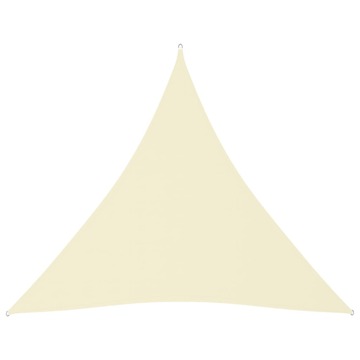 Para-sol Estilo Vela Tecido Oxford Triangular 4x4x4 M Creme