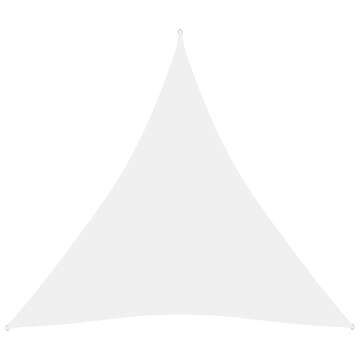 Para-sol Vela Tecido Oxford Triangular 3,6x3,6x3,6 M Branco