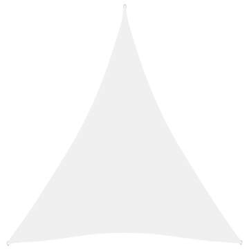 Para-sol Estilo Vela Tecido Oxford Triangular 3x4x4 M Branco