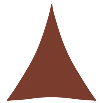 Para-sol Estilo Vela Tecido Oxford Triangular 3x4x4 M Terracota