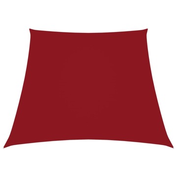 Para-sol Estilo Vela Tecido Oxford Trapézio 3/4x2 M Vermelho