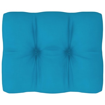 Almofadão para Sofá de Paletes 50x40x12 cm Azul
