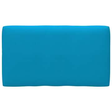 Almofadão para Sofá de Paletes 70x40x12 cm Azul