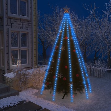 Cordão de Luzes Árvore de Natal 400 Luzes LED 400 cm Azul