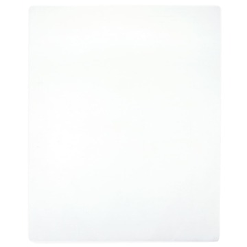 Lençol Ajustável 140x200 cm Algodão Jersey Branco