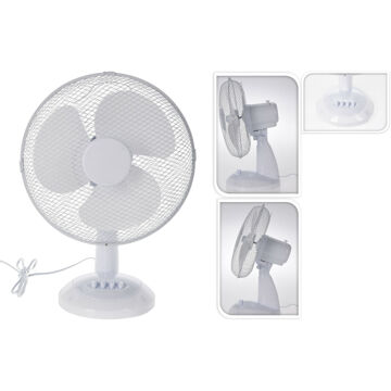 Ventilador de Mesa Excellent Electrics EL9000160 Branco