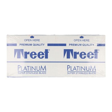 Lâmina Platinum Super Stainless Treet (100 Uds)