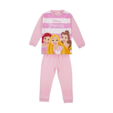 Pijama Infantil Princesses Disney Cor de Rosa 24 Meses