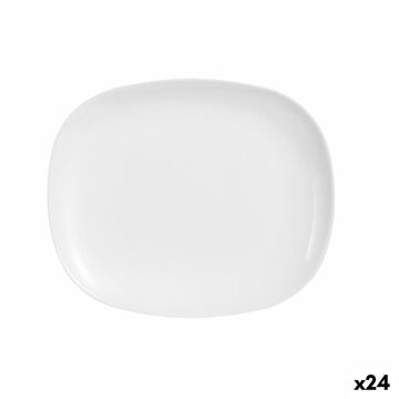 Recipiente de Cozinha Luminarc Sweet Line Retangular Branco Vidro (28 X 33 cm) (24 Unidades)