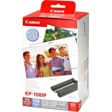 Tinteiro Canon Recarga + Papel Postal KN-180IP