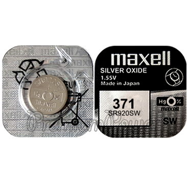 Pilhas Maxell Micro SR0920SW Mxl 371 1,55V