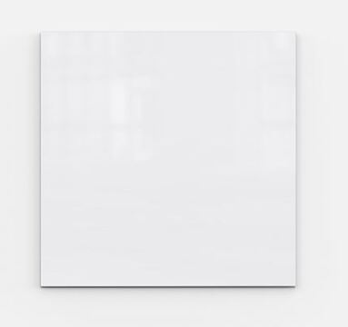 Quadro Branco Magnético Vidro 100x100cm Mood Wall