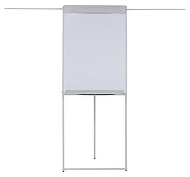 Quadro Branco Tripé 700x100cm Branco Flip Chart Design ( Cavalete / Conferência )