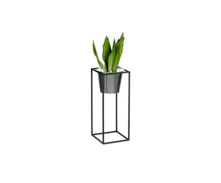Vaso Para Flores Metal 24.5x24.5x60 cm
