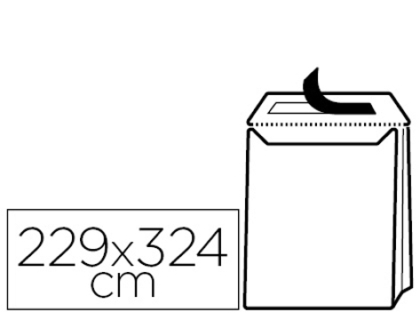 Envelope Bolsa Fole Kraft 229x324x30mm com Aba Emtira de Silicone Papel 120gr Caixa de 50 Unidades