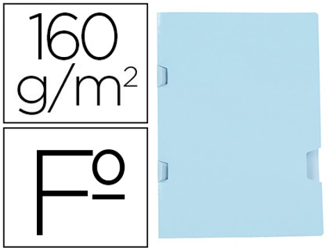 Classificador Folio Azul 3 Pestanas Plastificada 160 gr