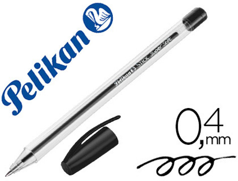 Esferográfica Pelikan Stick Super Soft Preto